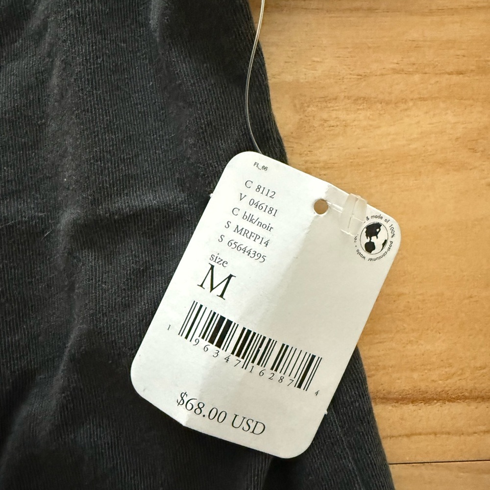 Free people gray baby tee